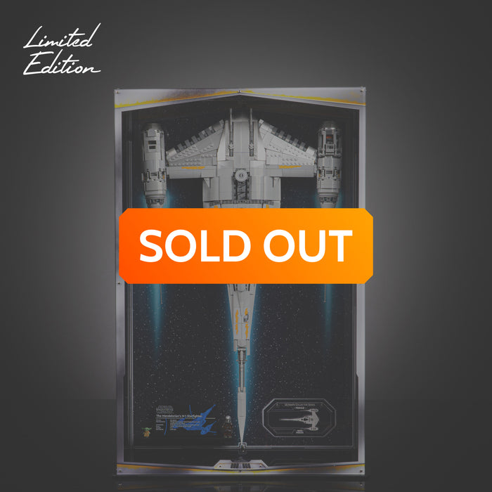 Limited Edition Wall Mountable Display Case for LEGO® Star Wars™ The Mandalorian's N-1 Starfighter™ (75442)