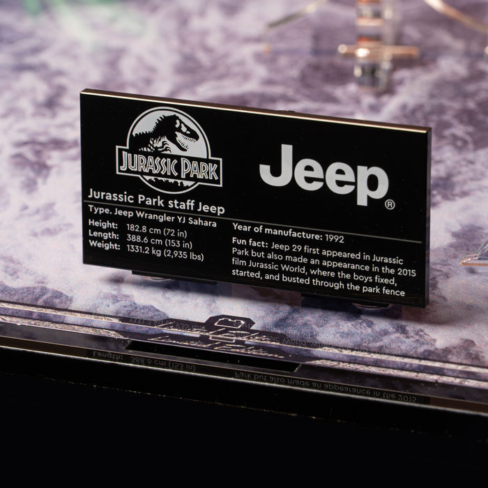 Limited Edition Display Case for LEGO® Jurassic Park Jeep® Wrangler (77984)