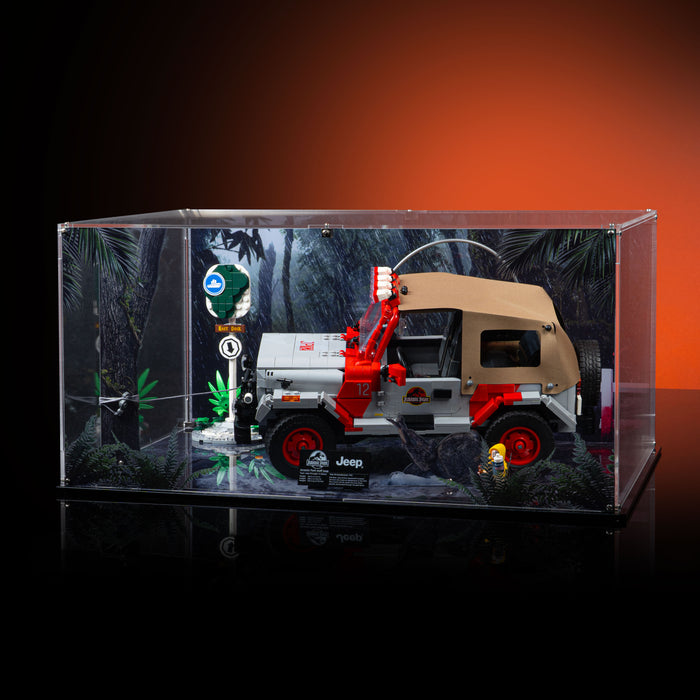 Limited Edition Display Case for LEGO® Jurassic Park Jeep® Wrangler (77984)