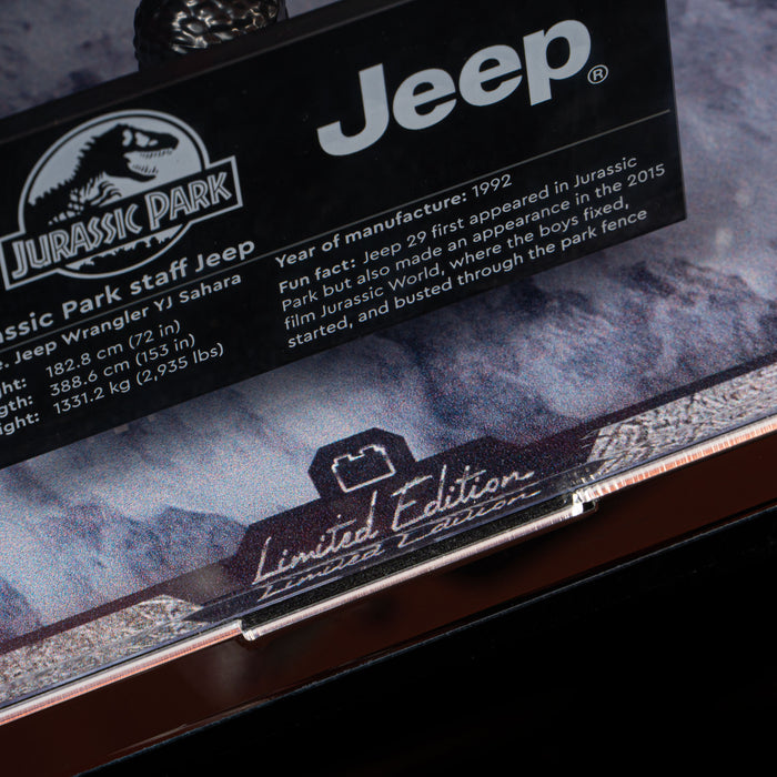 Limited Edition Display Case for LEGO® Jurassic Park Jeep