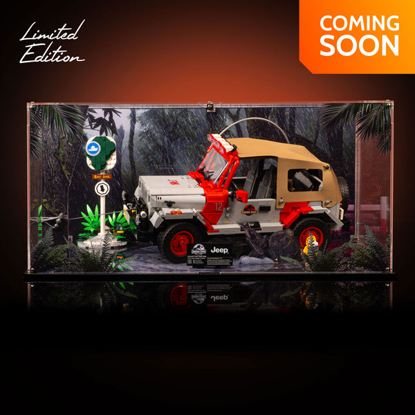 Limited Edition Display Case for LEGO® Jurassic Park Jeep