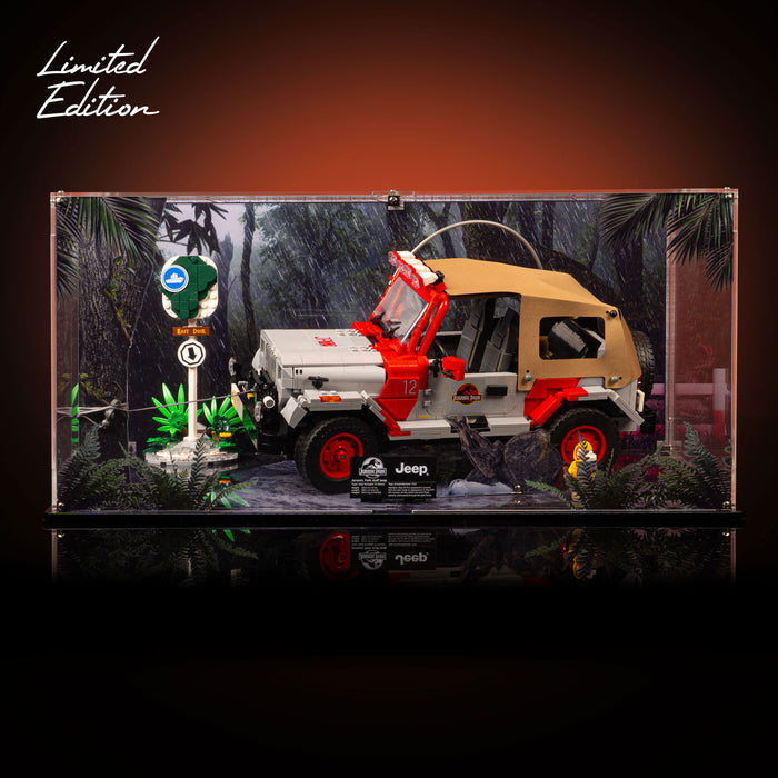 Limited Edition Display Case for LEGO® Jurassic Park Jeep® Wrangler (77984)
