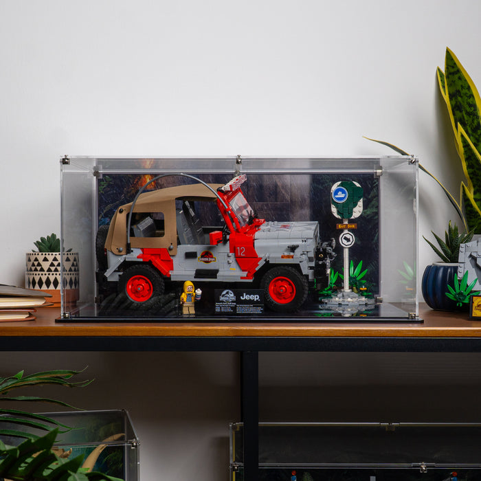 Display Case for LEGO® Jurassic Park Jeep® Wrangler (77984)