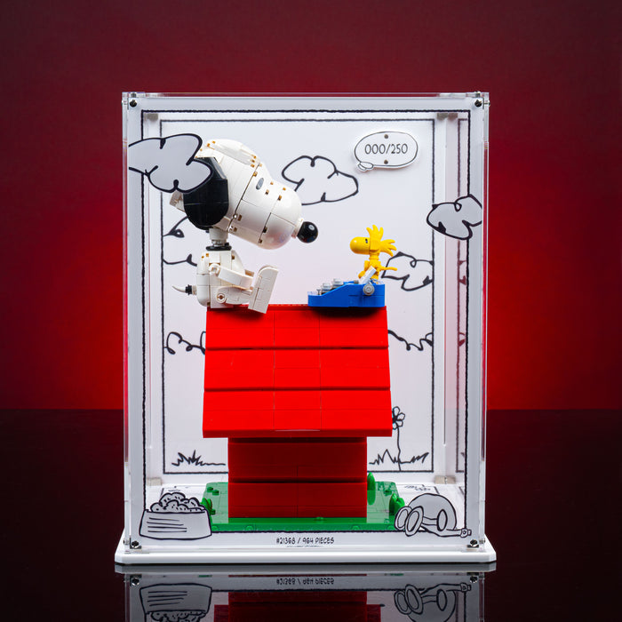 Limited Edition Display Case for LEGO® Ideas: Peanuts: Snoopy's Doghouse (21368)