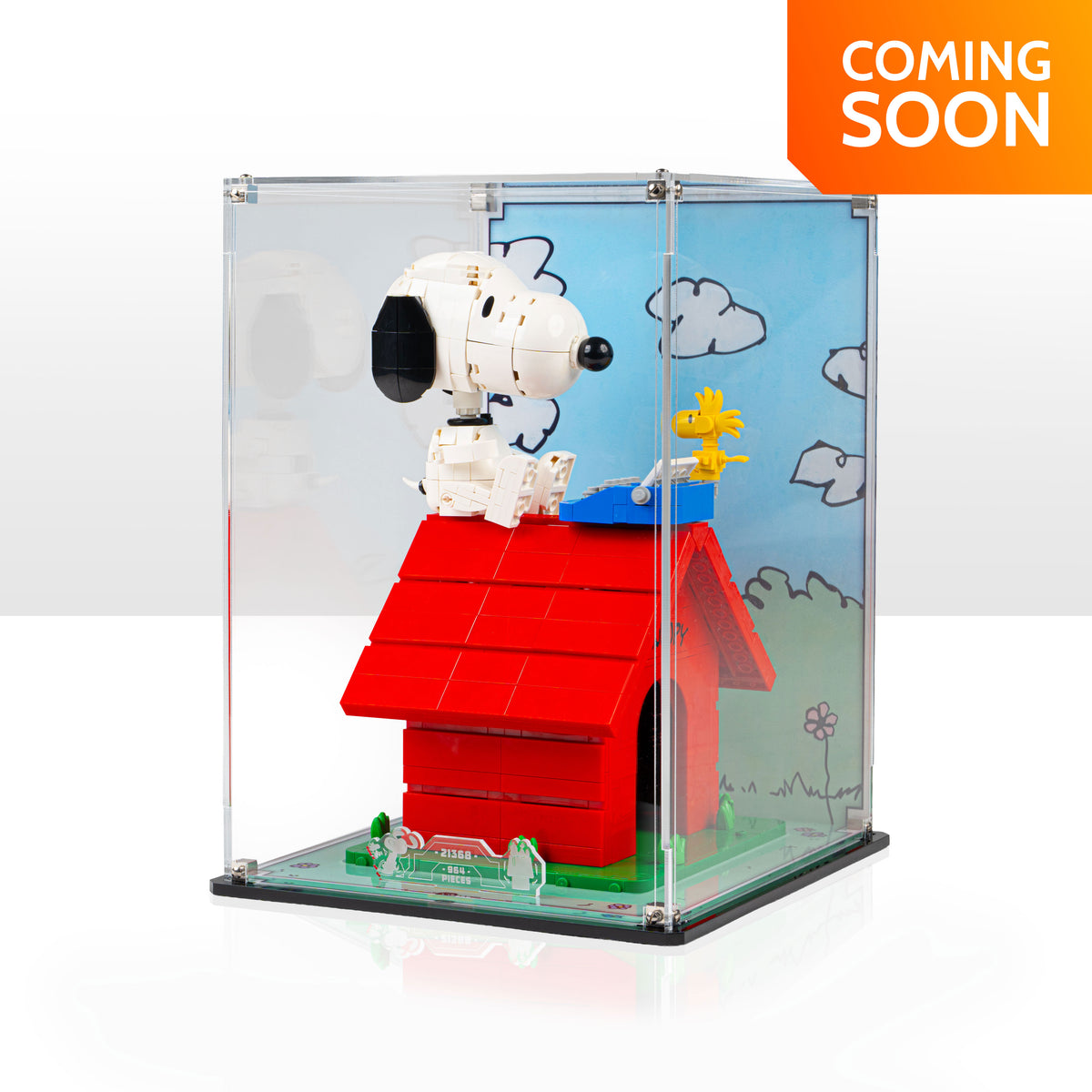 Display Case for LEGO Ideas Peanuts Snoopy's Doghouse 21368