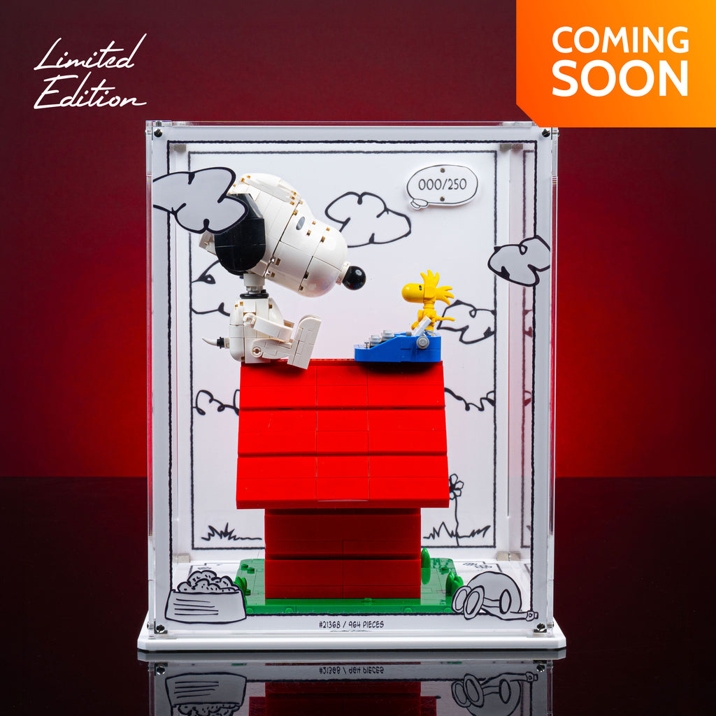 みゅうデコケース Display Case for LEGO Ideas Peanuts Snoopy's Doghouse 21368