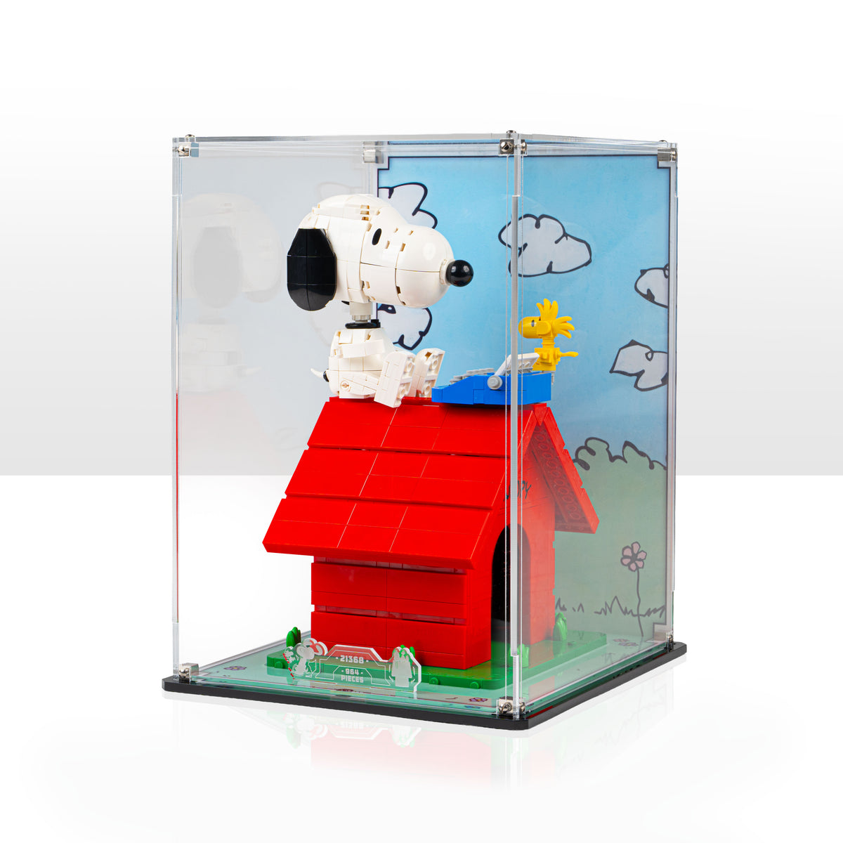 Display Case for LEGO Ideas Peanuts Snoopy's Doghouse 21368