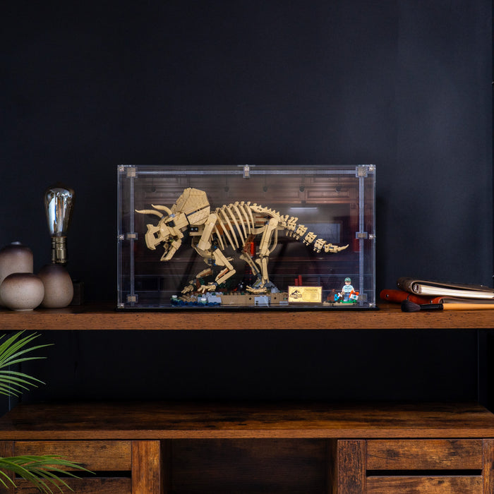 Display Case for LEGO® Dinosaur Fossils: Triceratops (77985)