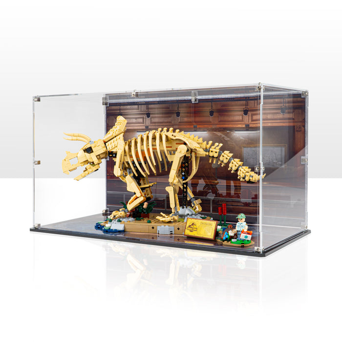 Display Case for LEGO® Dinosaur Fossils: Triceratops (77985)