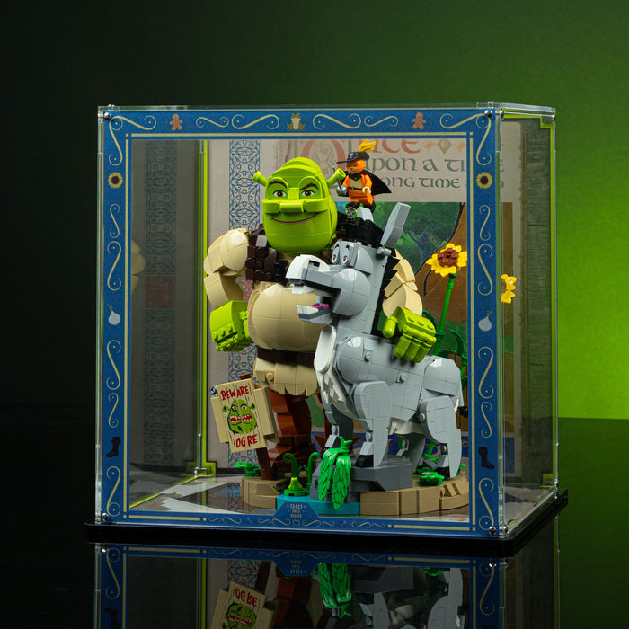 Limited Edition Display Case for LEGO® Shrek, Donkey & Puss in Boots (72423)
