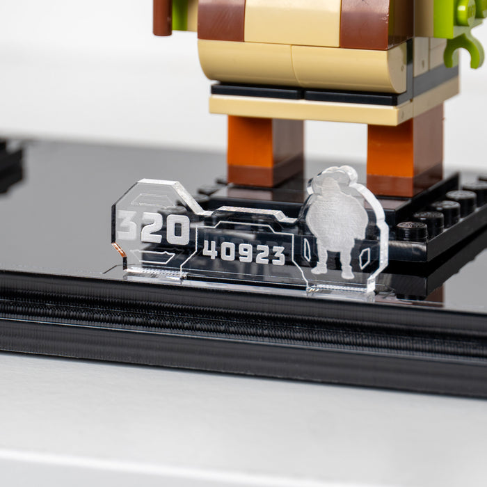 Display Case for LEGO® Brickheadz Shrek, Donkey & Gingy Figures (40923)