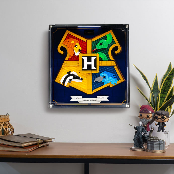 2-in-1 Display Case for LEGO® Harry Potter Hogwarts™ House Crest (76462)