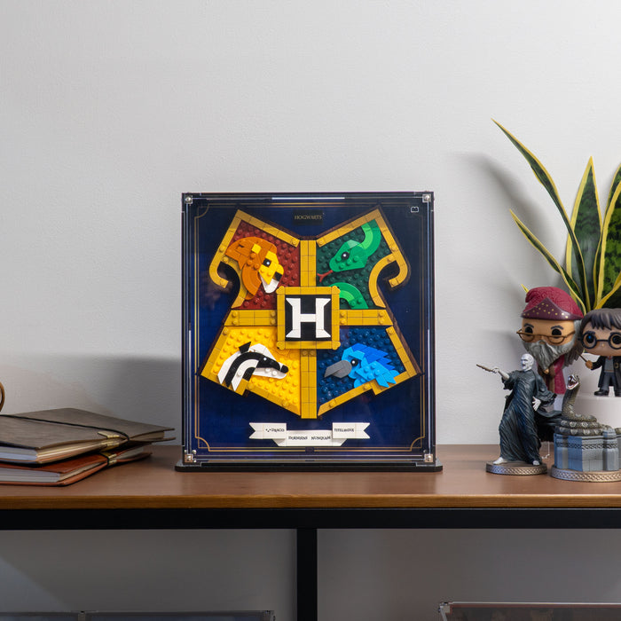 2-in-1 Display Case for LEGO® Harry Potter Hogwarts™ House Crest (76462)