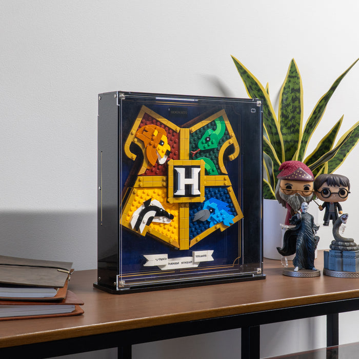 2-in-1 Display Case for LEGO® Harry Potter Hogwarts™ House Crest (76462)