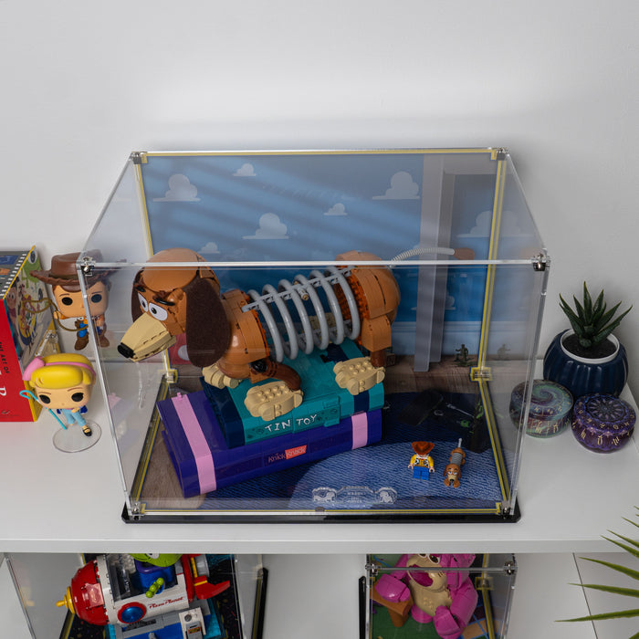 Display Case for LEGO® Disney Toy Story Slinky Dog Bookends (43301)