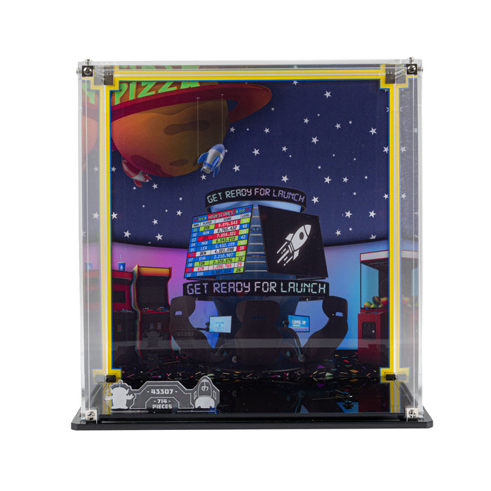 Display Case for LEGO® Disney Alien with Pizza Planet Rocket Ride (43307)