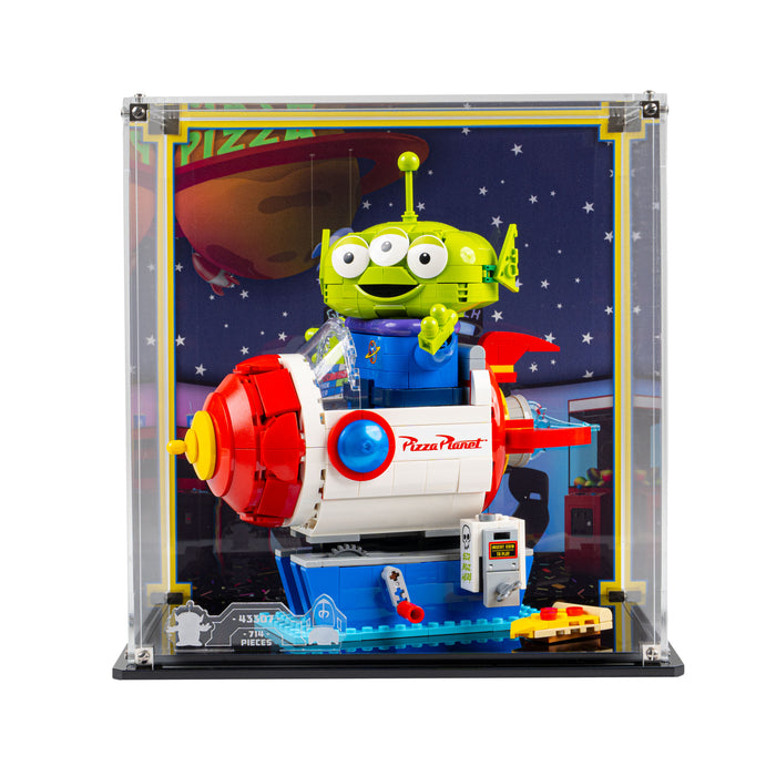Display Case for LEGO® Disney Alien with Pizza Planet Rocket Ride (43307)