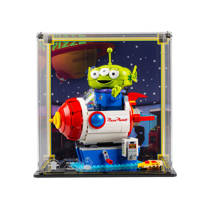 Display Case for LEGO® Disney Alien with Pizza Planet Rocket Ride (43307)
