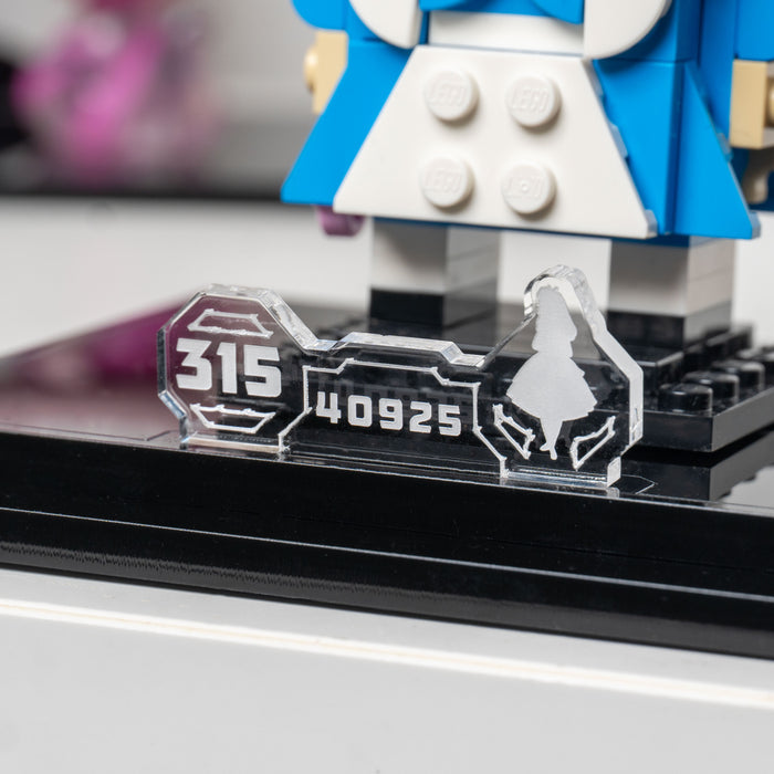 Display Case for LEGO® Brickheadz Alice in Wonderland (40925)