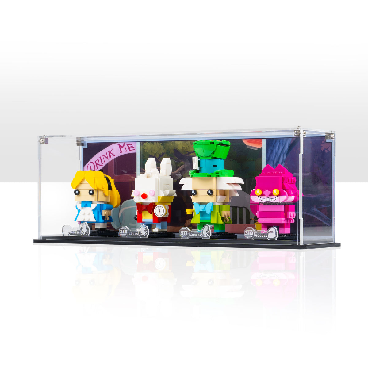 Display Case for LEGO® Brickheadz Alice in Wonderland (40925