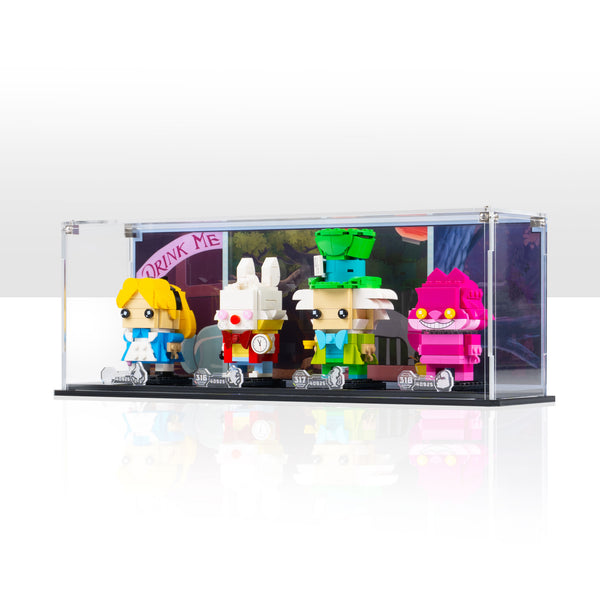 Display Case for LEGO® Brickheadz Alice in Wonderland (40925