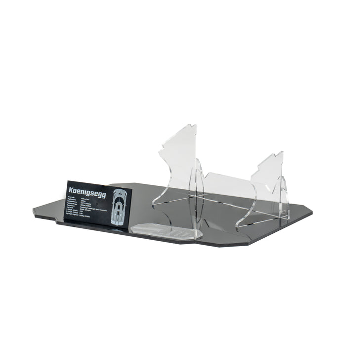 Display Stand for LEGO® Technic: Koenigsegg Sadair's Spear Megacar (42232)