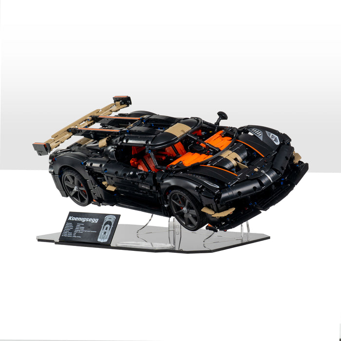 Display Stand for LEGO® Technic: Koenigsegg Sadair's Spear Megacar (42232)