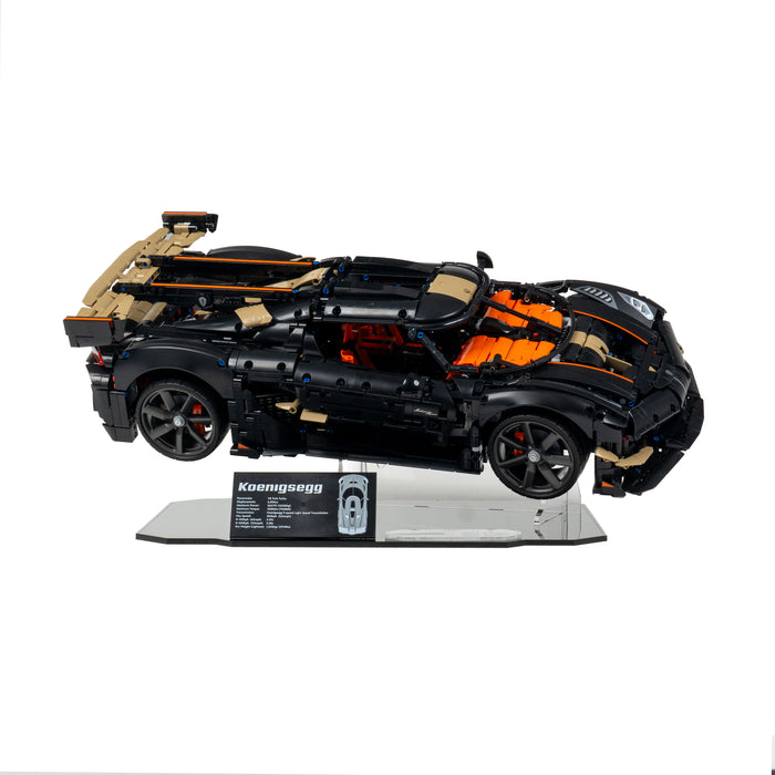 Display Stand for LEGO® Technic: Koenigsegg Sadair's Spear Megacar (42232)
