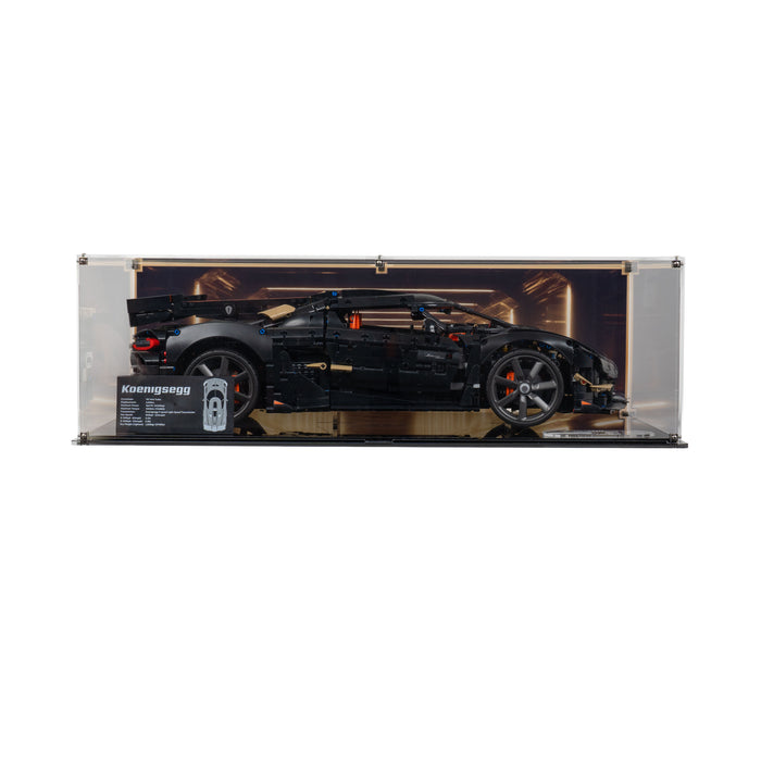 Display Case for LEGO® Technic: Koenigsegg Sadair's Spear Megacar (42232)