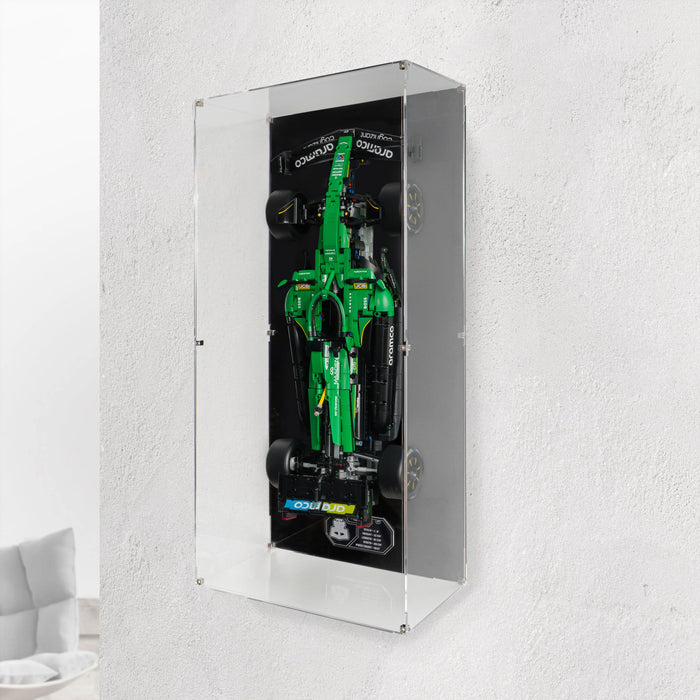 Wall Mounted Display Case for LEGO® Technic™ Aston Martin Aramco AMR25 F1® Car (42240)