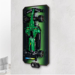 Wall Mounted Display Stand for LEGO® Technic™ Aston Martin Aramco AMR25 F1® Car (42240)