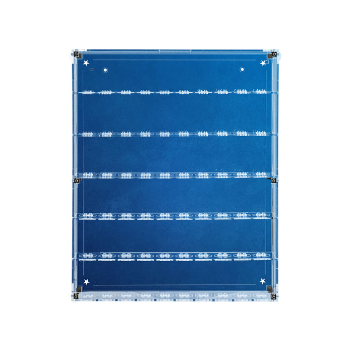 Wall Mounted Tiered Display Cases for LEGO® Minifigures