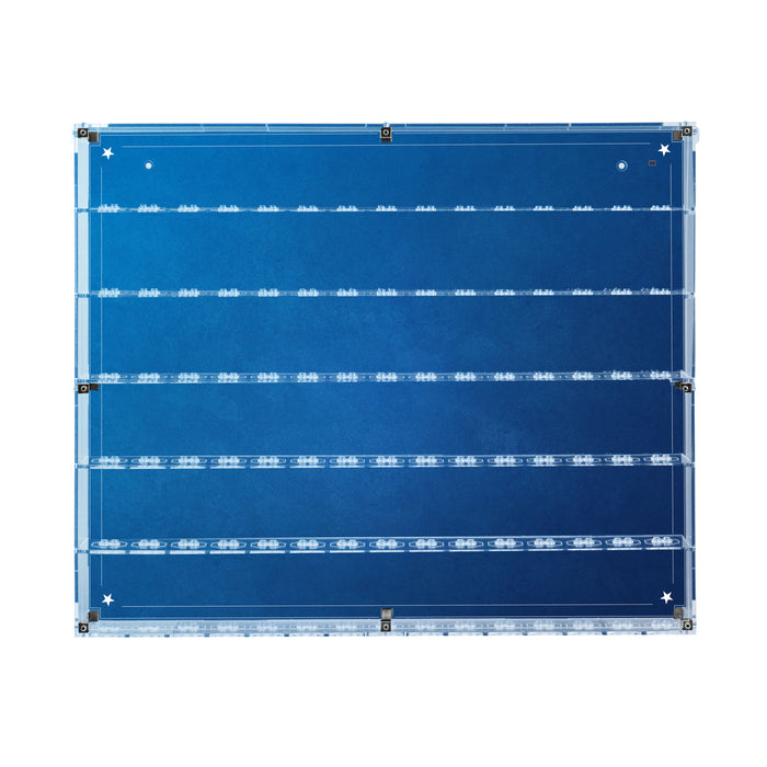 Wall Mounted Tiered Display Cases for LEGO® Minifigures