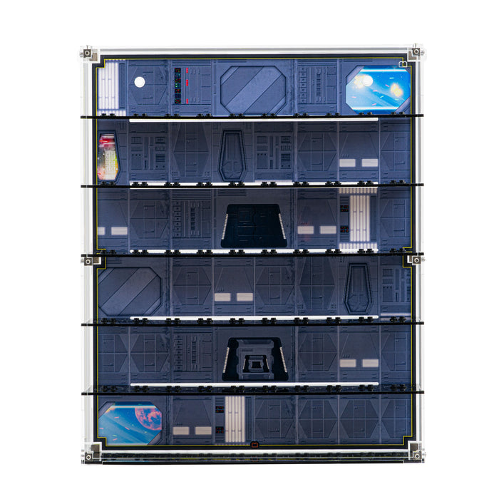 Star Wars Themed Wall Mounted Tiered Display Cases for LEGO® Minifigures