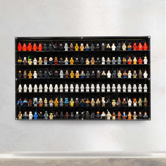 Wall Mounted Tiered Display Cases for LEGO® Minifigures