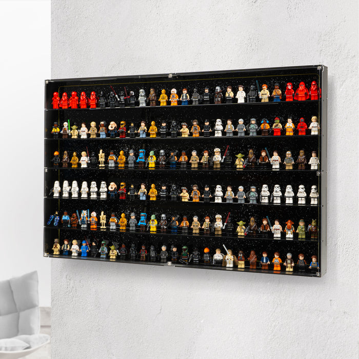 Wall Mounted Tiered Display Cases for LEGO® Minifigures
