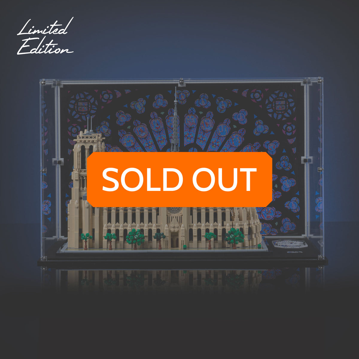 Display Case for LEGO Architecture Notre-Dame de Paris 21061