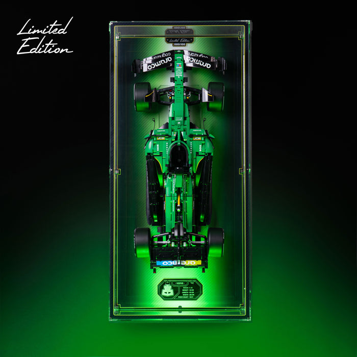 Limited Edition Wall Mounted Display Case for LEGO® Technic™ Aston Martin Aramco AMR25 F1® Car (42240)