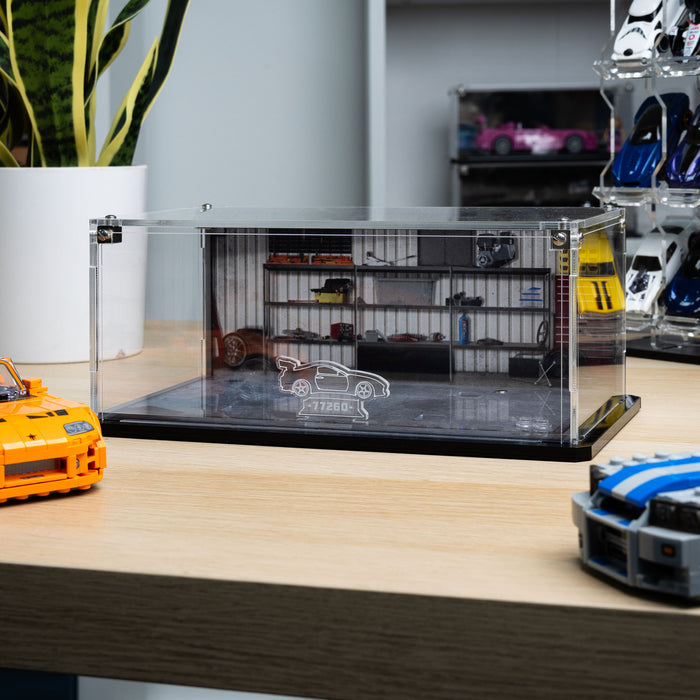Display Case for LEGO® Speed Champions The Fast and The Furious Toyota Supra MK4 (77260)