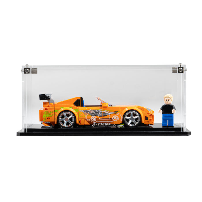 Display Case for LEGO® Speed Champions The Fast and The Furious Toyota Supra MK4 (77260)