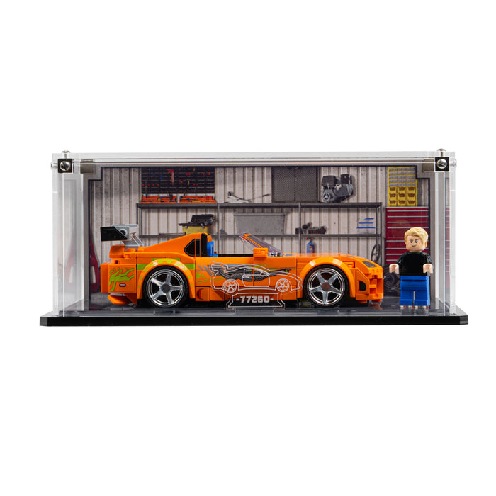 Display Case for LEGO® Speed Champions The Fast and The Furious Toyota Supra MK4 (77260)