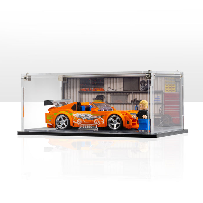 Display Case for LEGO® Speed Champions The Fast and The Furious Toyota Supra MK4 (77260)