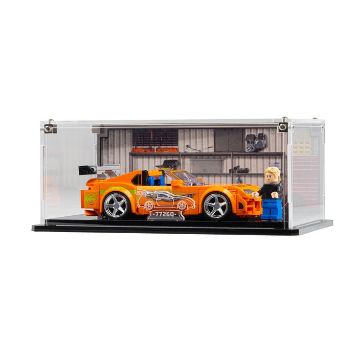 Display Case for LEGO® Speed Champions The Fast and The Furious Toyota Supra MK4 (77260)