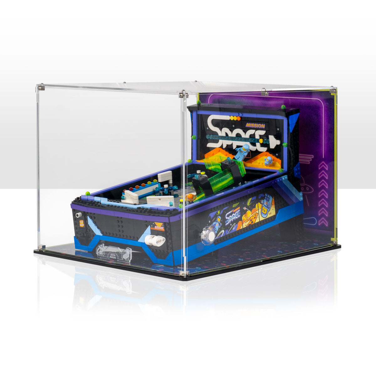 【コレクターズアイテム】アゲート Display Case for LEGO® Icons Arcade Pinball Machine (11374