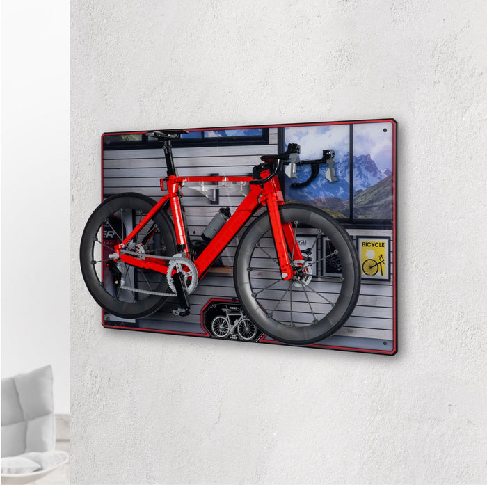 Wall Mounted Display Stand for LEGO® Icons: Road Bike (11380)