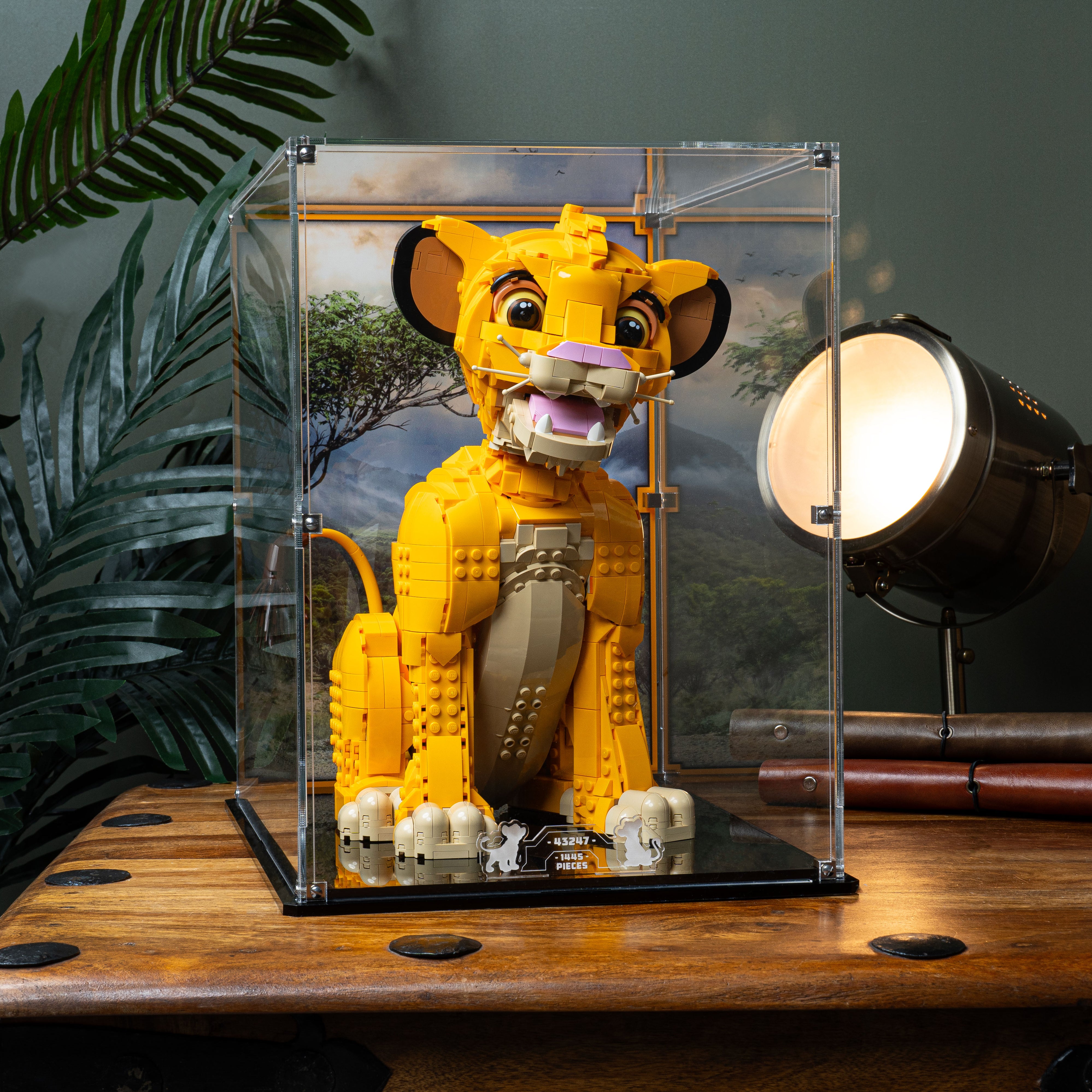 Display Case for LEGO Young Simba the Lion King 43247 — Wicked Brick