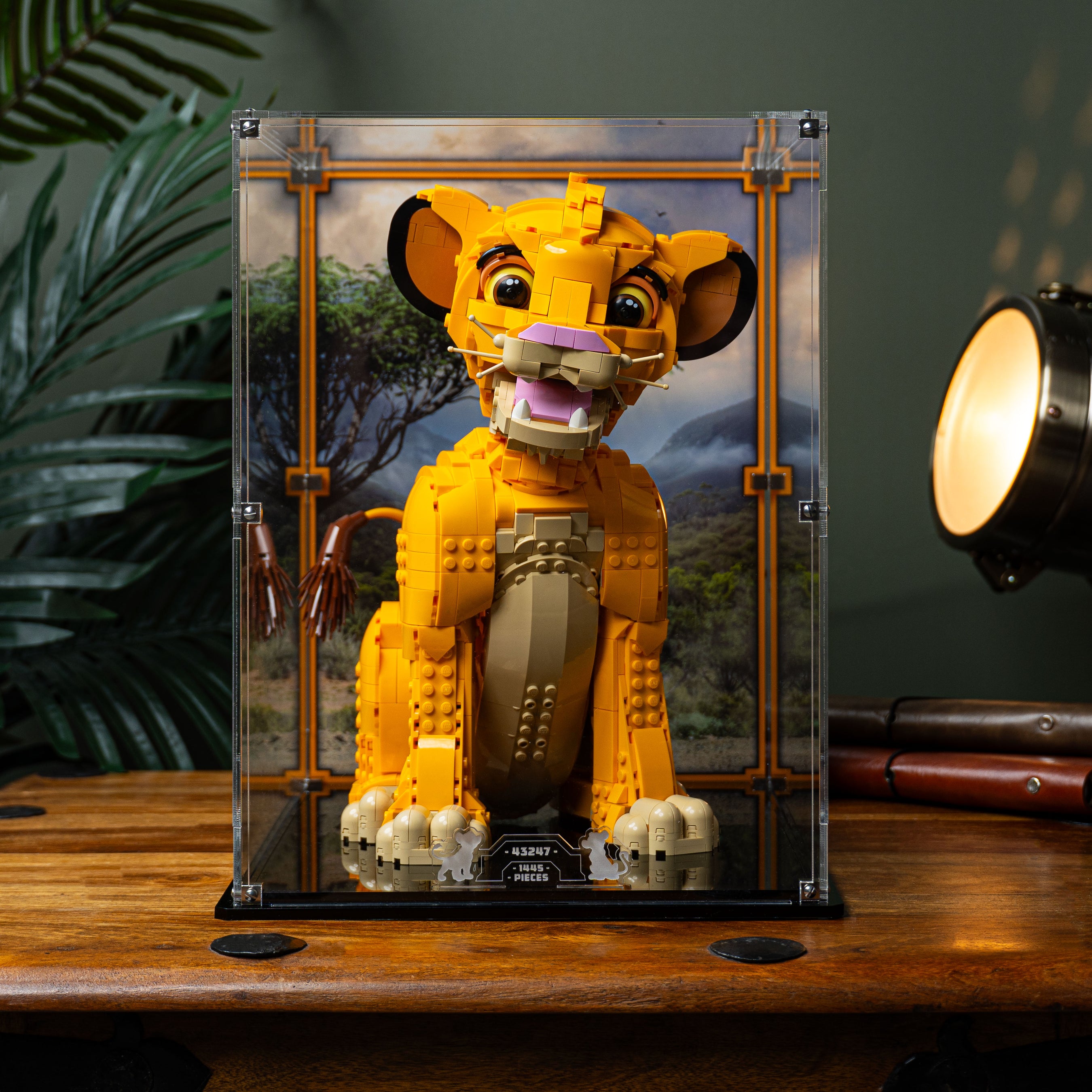 Display Case for LEGO Young Simba the Lion King 43247 — Wicked Brick