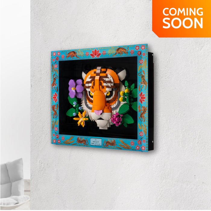 2-in-1 Display Case for LEGO® Art The Fauna Collection - Tiger (31217)