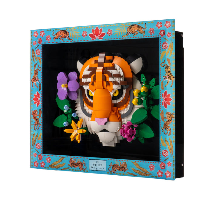 2-in-1 Display Case for LEGO® Art The Fauna Collection - Tiger (31217)
