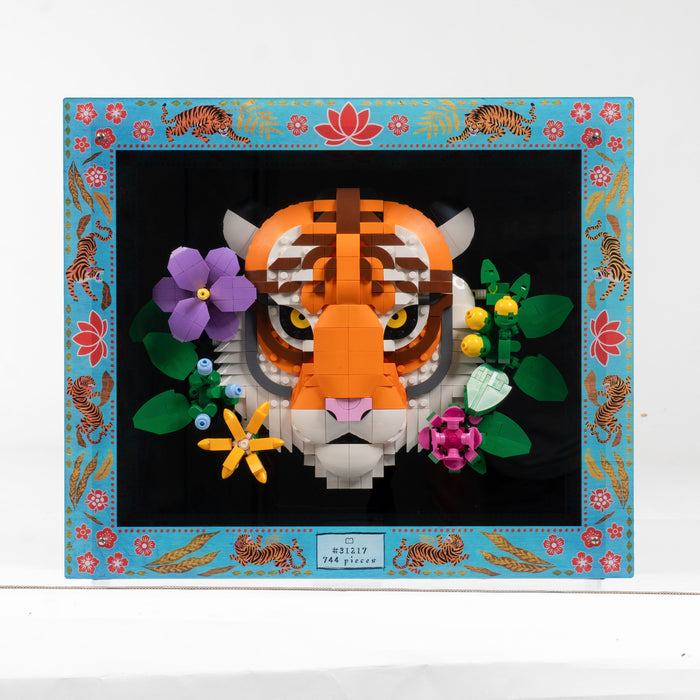 2-in-1 Display Case for LEGO® Art The Fauna Collection - Tiger (31217)